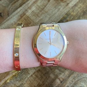 Michael Kors Rose Gold Oversized Watch